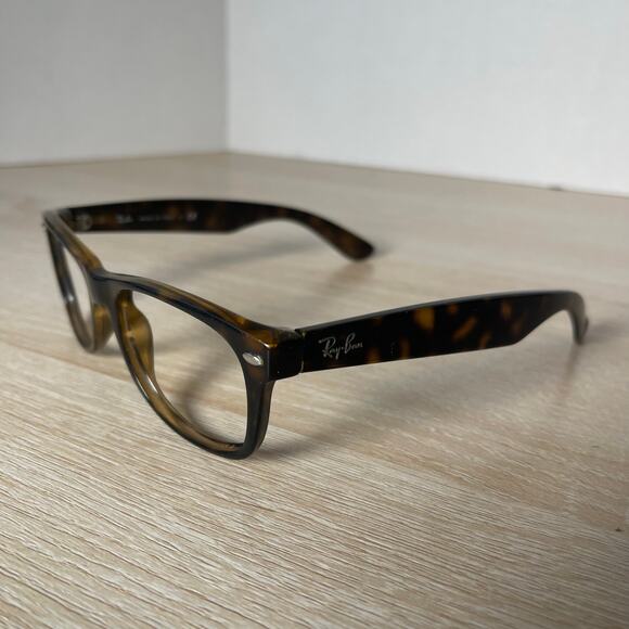 Ray-Ban RB2132 New Wayfarer 902 Sunglasses Tortoise Frames Only 52-18 Italy - Picture 3 of 9